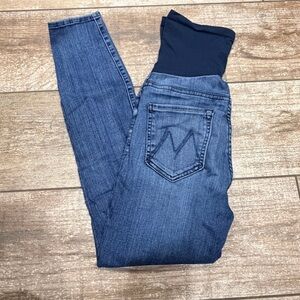 MOTHER | Maternity High Waister Looker Ankle Jeans